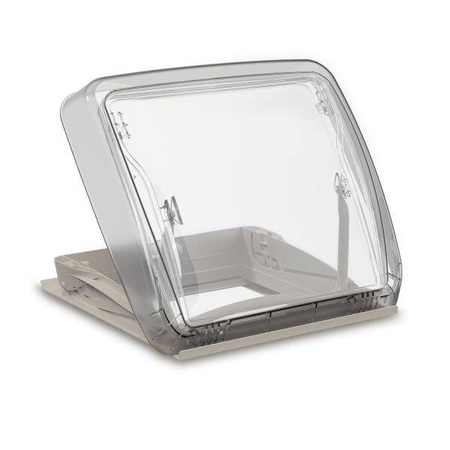 Dometic Mini Heki Style Dachhaube 400 x 400 mm für Dachstärke 43-60 mm, mit Rollo und Fliegenschutz