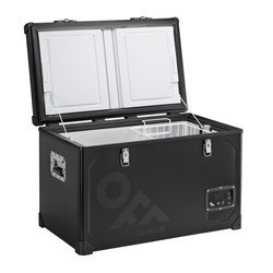 Indel B STEEL 74L Reisekühlschrank/Gefrierschrank - 12V/24V