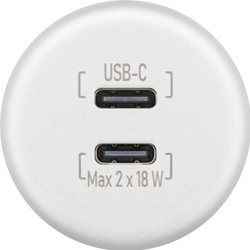 Dualer Einbaucharger USB-C