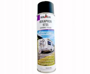 Unterbodenschutzspray für Caravans, Reisemobile Schwarz DEKAPHON 9735 - Dekalin