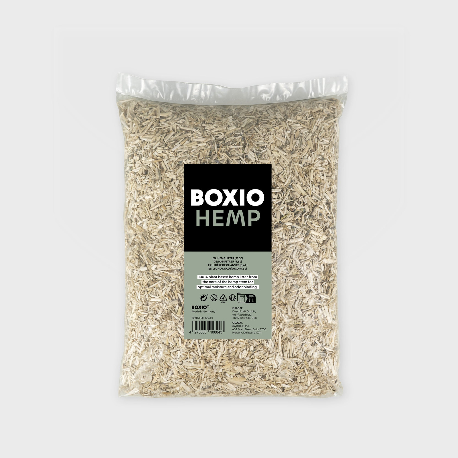 BOXIO HEMP – Hanfstreu 5,6 l
