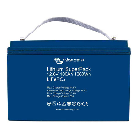 Lithium SuperPack 12,8V/100Ah (M8) Hochstrombatterie von Victron