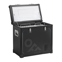 Indel B STEEL 60L Reisekühlschrank/Gefrierschrank - 12V/24V