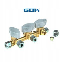 GOK-Schnellspann-Gasventil mit Dreifach-Karabiner
