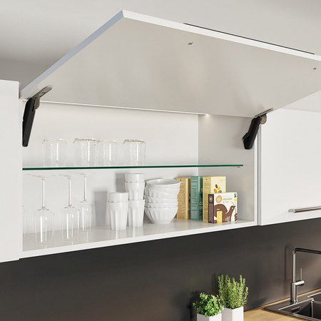 HÄFELE Hebe-Beschlag Free Space 1.11 für Klappen ≤ 4,3 kg Kunststoff Stahl