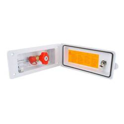 Außensteckdose Gas mit Schloss Reich