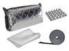 Thermoisolierung für Fenster zum Selbermachen - Carbest DIY Set, 7-lagiges Material, schwarz/silber
