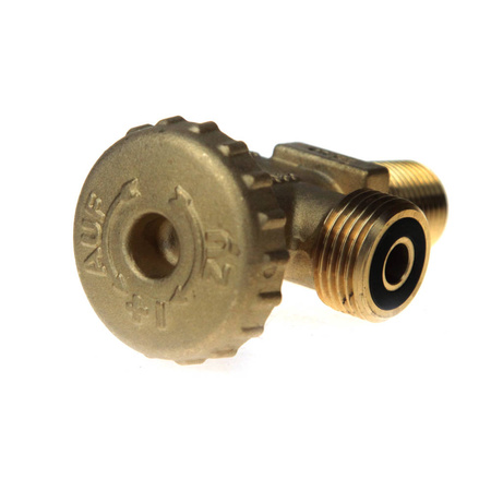 Deutsches Handventil für Gasflaschen G.12 / 17E