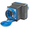 AS Schwabe Caravan Adapterstecker CEE 16 A auf Schuko 230 V, ca. 3,5 kW, IP44 - kompakt, für Wohnmobil und Wohnwagen