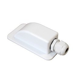 Weißer Dachadapter für 1 Kabel / Solarkabel