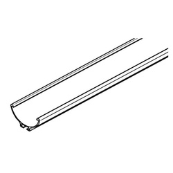 BR-SYSTEMS V-Schiene Silber 130 cm für Fahrradlift