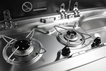 Dometic Smev MO9222R Kompakt-Gasherd mit zwei Brennern und Spüle in einem - RIGHT