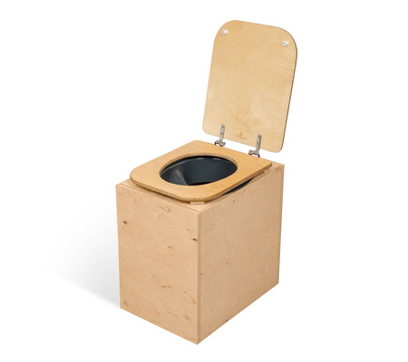 TROBOLO TeraBlœm – stationäre Komposttoilette mit Holzsitz