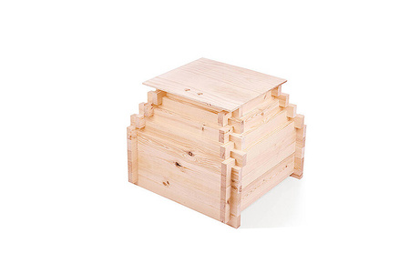TROBOLO KersaBœm - Toilettenhäuschen aus Holz mit Trenntoilette mit 300 l Komposter