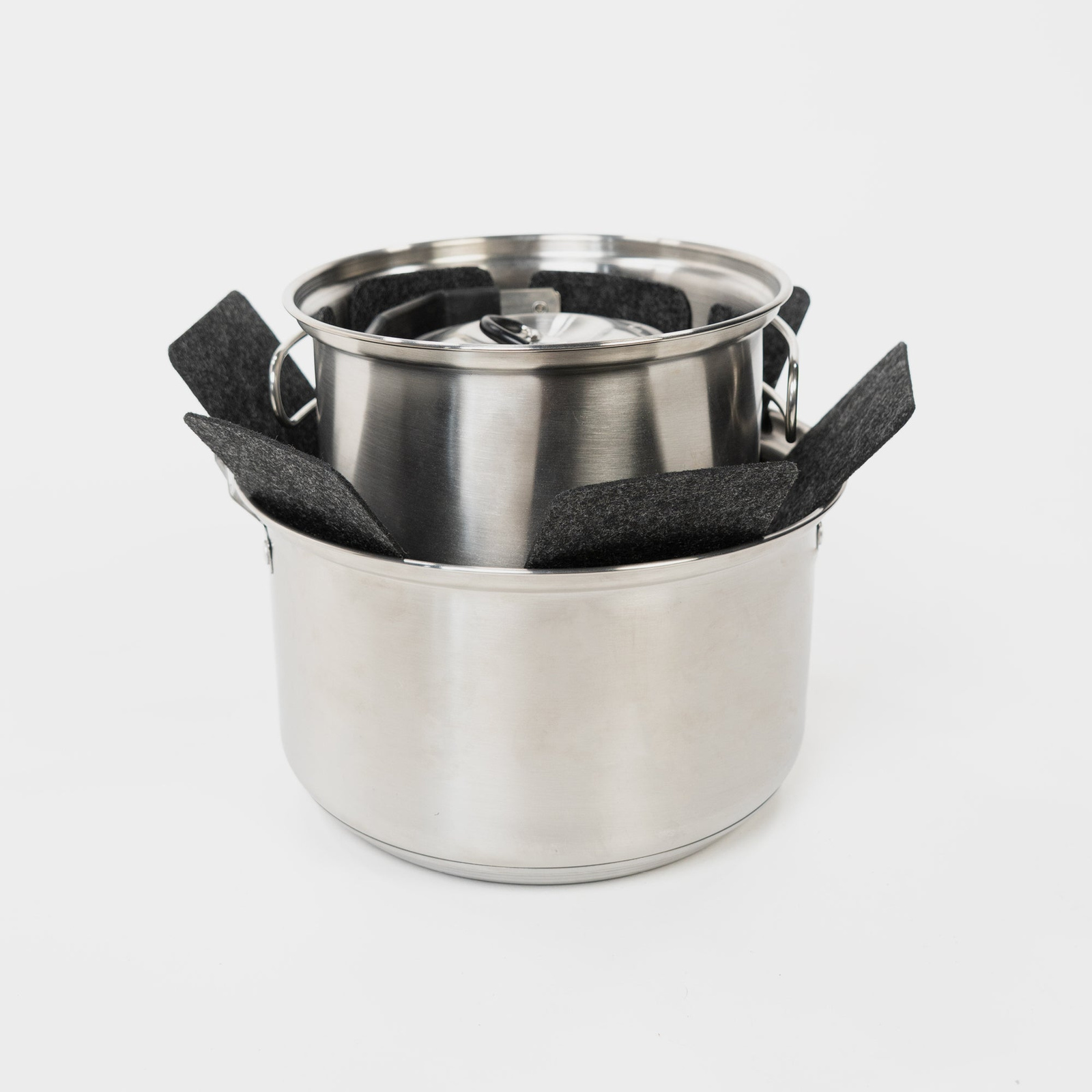 Topfset BOXIO COOKWARE aus Edelstahl