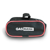 GasBank SET Koffer für LPG-Tankadapter mit 3 Trennwänden - 4 Fächer, 7,5 x 18 x 8 cm, schwarz
