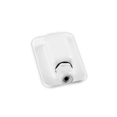 Weißer Dachadapter für 1 Kabel / Solarkabel