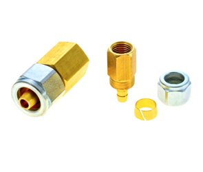 GasBank Verschraubung für Thermoplastschlauch Ø8 mm auf Innengewinde G 1/4" GB484