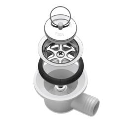 DOMETIC AC 530 Geruchsverschluss mit seitlichem Abgang Ø 25 MM