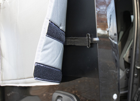 Außen-Thermoisolierung Fahrerhausscheiben Renault Master 2005-2010 - Carbest X-Trem Außenisoliermatte