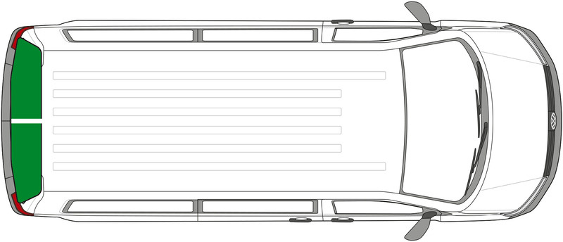Thermoisolierung alle Fenster Renault Trafic III ab 2015, langer Radstand - Foto 2