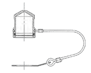 RegO Blaue Aluminium-Abdeckkappe - 13675