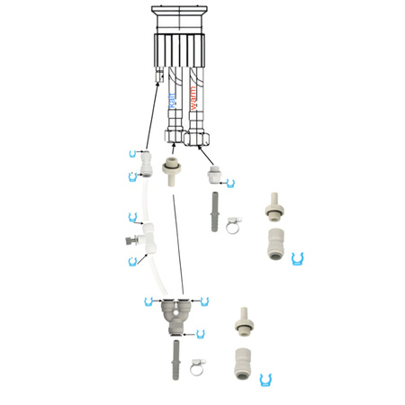 Installations-Set für UVC-Wasserhahn Zapfguard 3