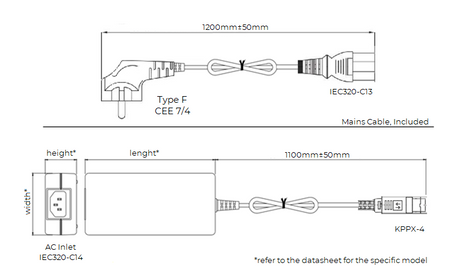 AC-Adapter 12v - 62W - für 10l Photovoltaik-Warmwasserboiler