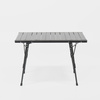 BOXIO TABLE - Campingtisch aus Aluminium für 3 Euroboxen, Beine 40-62 cm