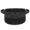 Autoterm Luftaustritt-Flansch Ø 90 mm, schwarz - Gehäuse ohne Gitter, für Heizung Air 4D