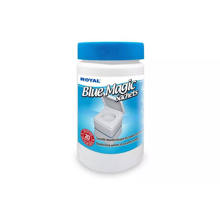 ROYAL Blue Magic Sachets Bubble Gum - Beutel für Campingtoiletten, 20 Stück, für den Fäkalientank