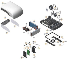 Die untere Abdeckung passt komplett auf Aventa Compact (plus).