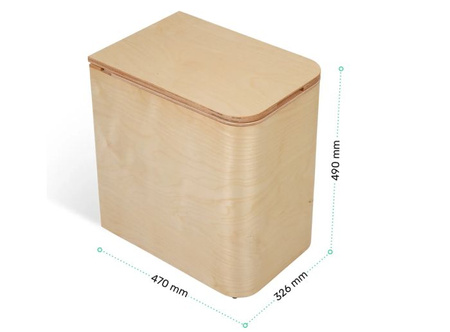 TROBOLO SilvaBlœm - Trenntoilette aus Holz, Naturholz