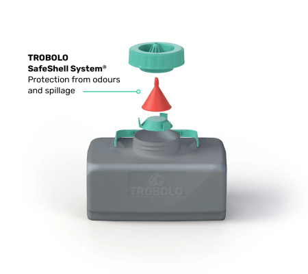 TROBOLO WandaGO Lite mobile Trenntoilette 3,6 kg - Camper, Van, ohne Wasser und Chemie