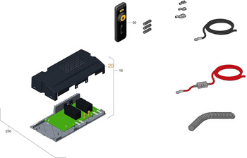 Relaiskastenabdeckung für Mover Go2, anthrazit