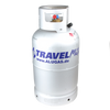 Alugas TravelMate 27,2 l (11 kg) Tankflasche aus Aluminium - mit Multiventil und 80-%-Füllstopp, für Wohnmobil