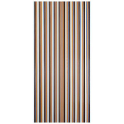 Streifenvorhang, braun-beige