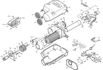 Befestigungsschelle für E 2400 Heizkörper