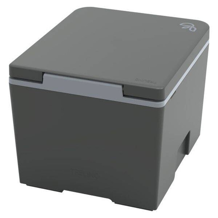 Trelino Evo S Trenntoilette Komposttoilette Anthrazit, 4,5 l / 6,5 l, Soft-Close, ohne Wasser und Chemie