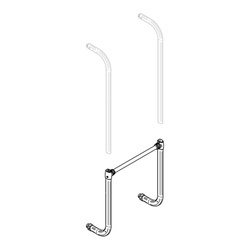 Tragrahmen-Querstrebe und unterer Tragarm Thule Elite G2 / Esse4, Satz links und rechts