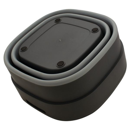 Faltbarer Abfalleimer mit Sensor