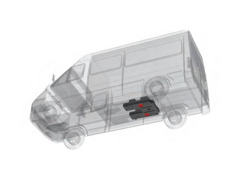 Aplast Abwassertank 75 l für Fiat Ducato ab 2018