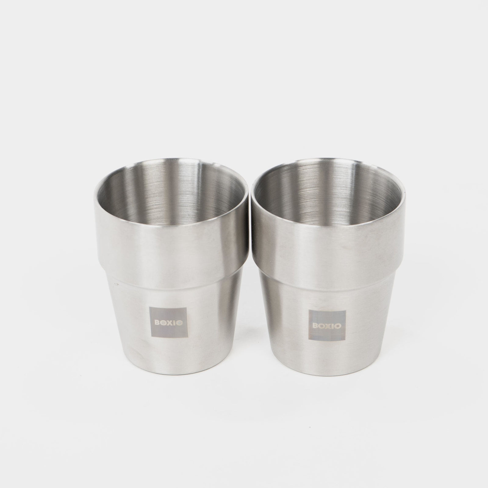 Zwei BOXIO CUP Edelstahlbecher 300 ml