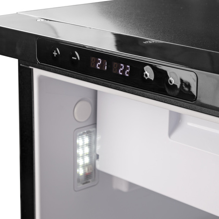 Yolco KL50D Einbau-Kompressorkühlschrank 44 l - Dual-Zone mit Gefrierfach, 12/24 V, Bluetooth, für Wohnmobil