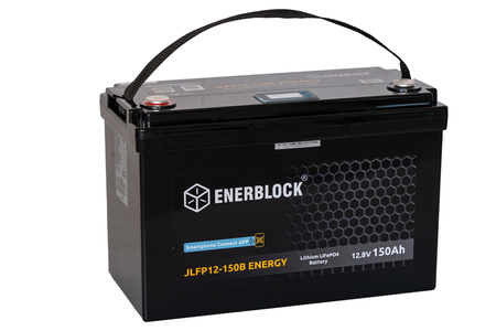 120AH LITHIUM LiFePO4 ENERBLOCK 12.8V Akku mit Heizmatte