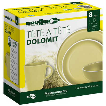 Geschirrset Tête-à-Tête Dolomit