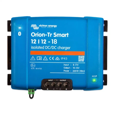 Orion-Tr SMART 12/12-18A isolierter Wandler (220W) Victron Energy isoliertes Ladegerät mit BT