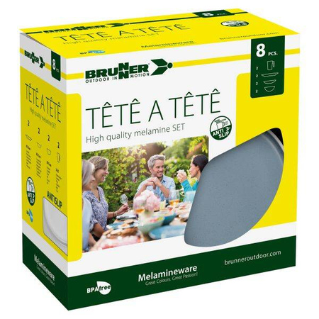 Geschirrset Tête-à-Tête Dolomit