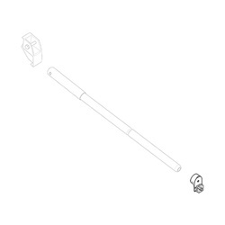 Spannstangenaufnahme Front, Markisenlänge 4 – 4,5 m