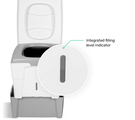 TROBOLO WandaGO Starterset – Trenntoilette, Einstreu 25 l und Beutel 6,5 l